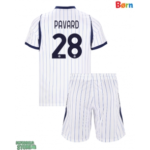 Inter Milan Benjamin Pavard #28 Replika Babytøj Udebanesæt Børn 2026-27 Kortærmet (+ Korte bukser)